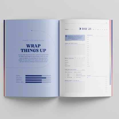 End of cycle daily pages - align your schedule with your cycle.